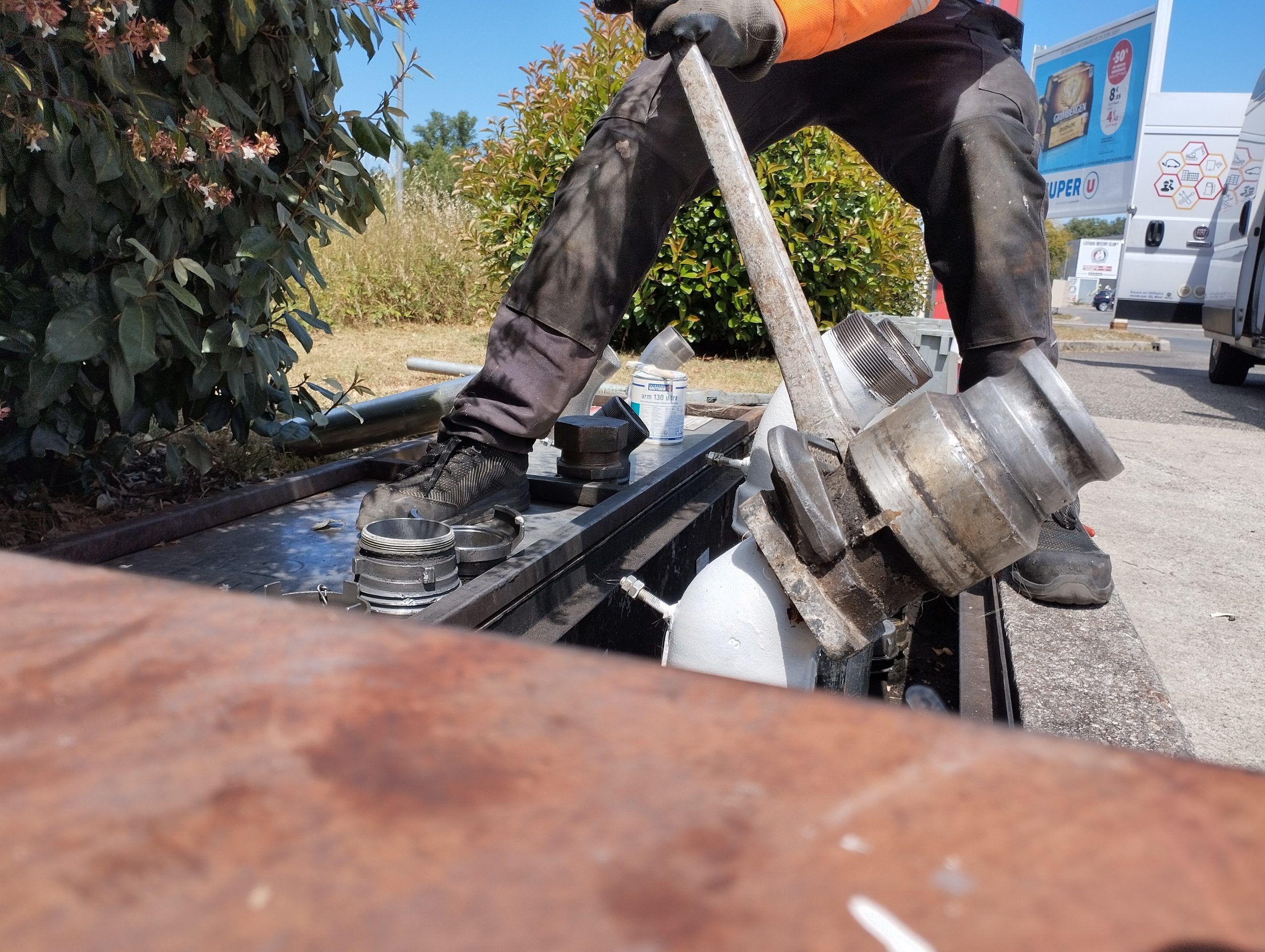 Vue d'ensemble de la maintenance curative et améliorative du dépotoir